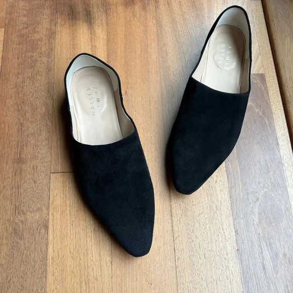 Jamie Haller The Mule in Black Suede - Picture 1 of 6